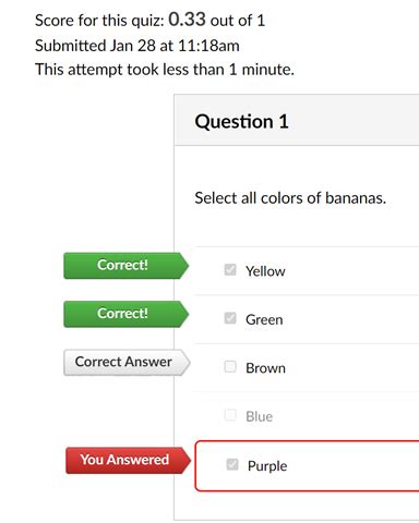 canvas test question with a multiple answer drop down|how to create multiple answers.